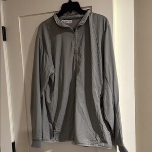 Men's Grey Lightweight  pullover Jacket